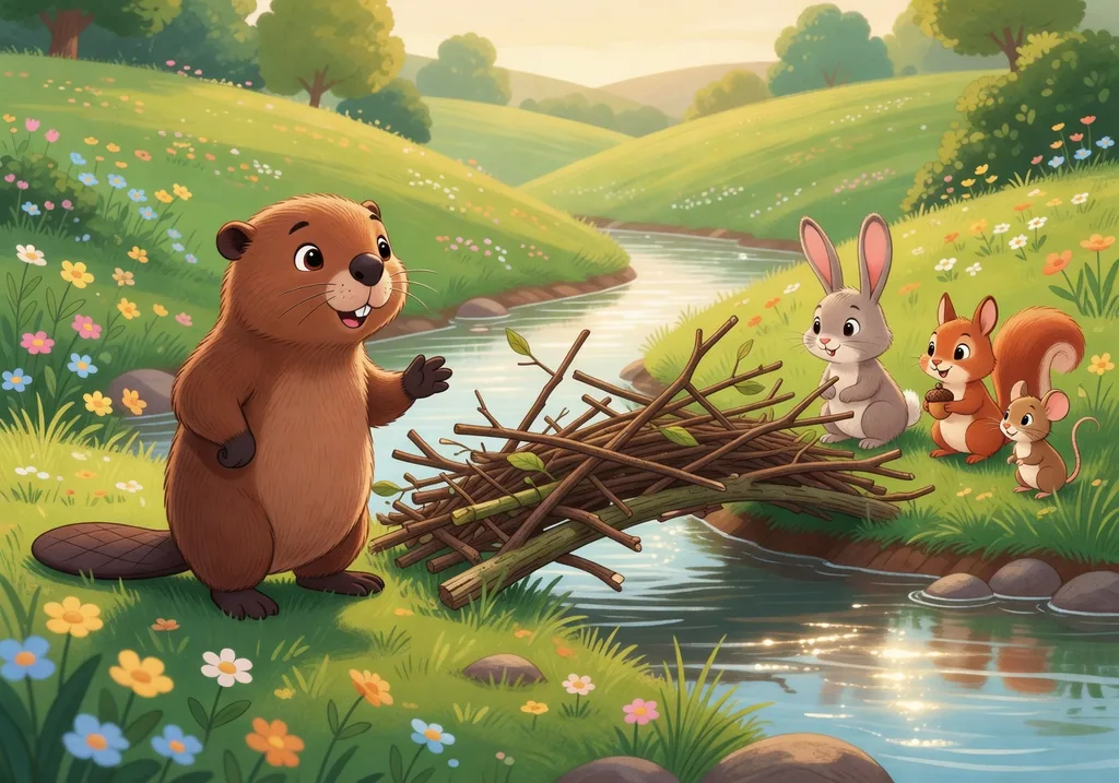 Illustration for Barnaby and the Bridge of a Thousand Sticks