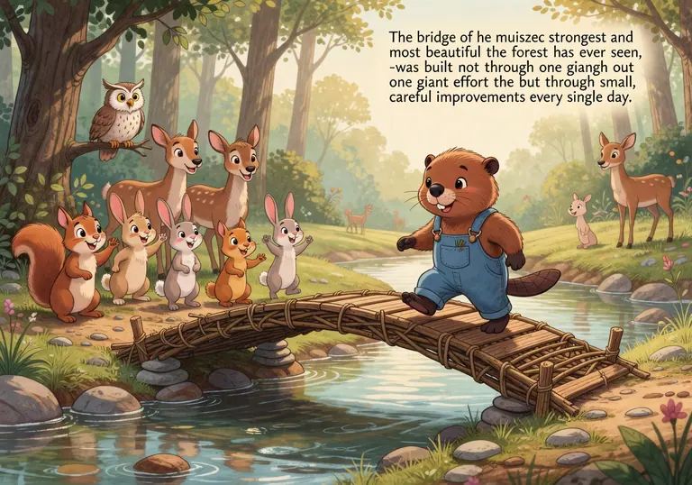 Illustration for Barnaby and the Bridge of a Thousand Sticks scene 3