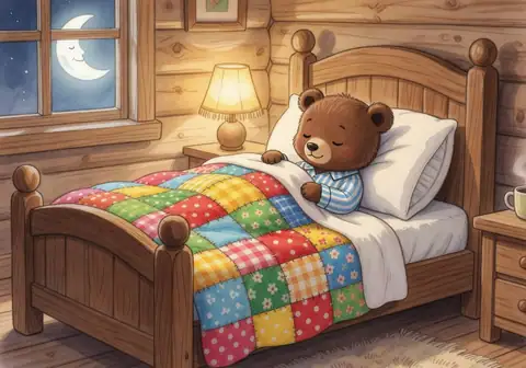 Illustration for Barnaby Bear's Cozy Night