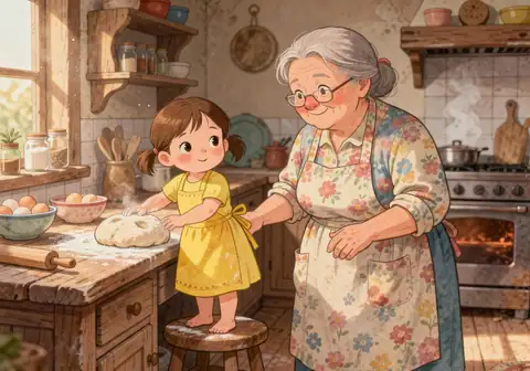 Illustration for Grandma's Little Helper