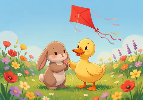 Illustration for Milo and the Little Kite