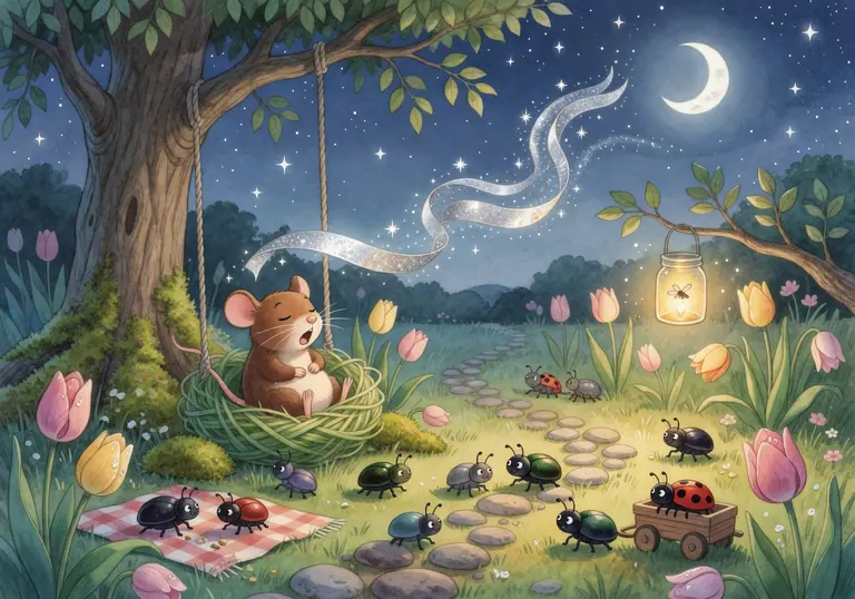 Illustration for Milo and the Moonbeam Map scene 3