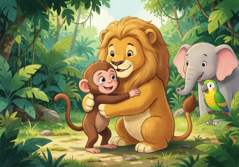 Illustration for Momo and the Shiny Star Fruit scene 2