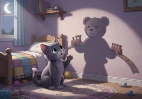 Illustration for Pip and the Nighttime Friend