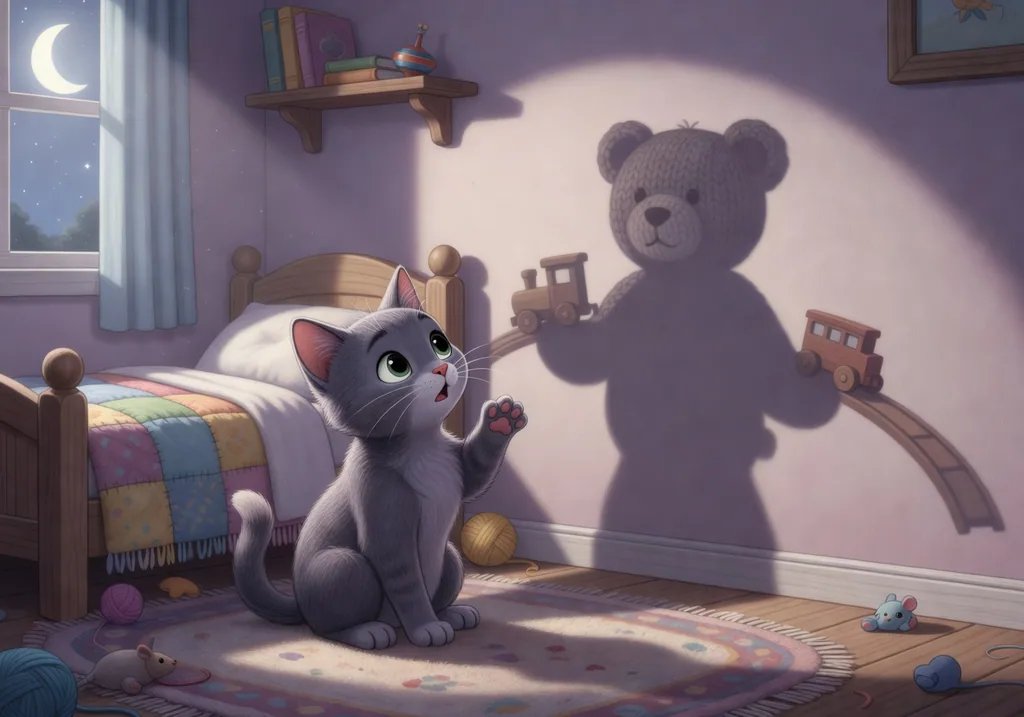 Illustration for Pip and the Nighttime Friend