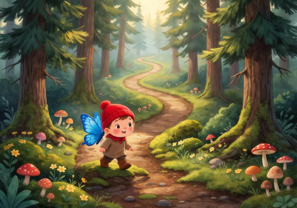 Illustration for Milo and the Lost Butterfly