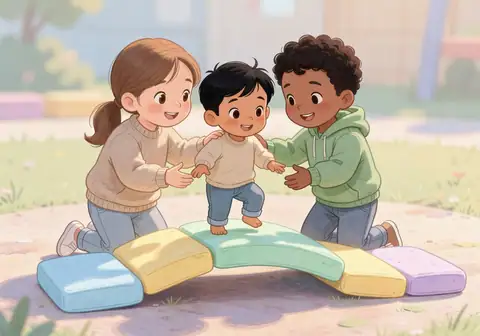 Illustration for The Little Playground Bridge